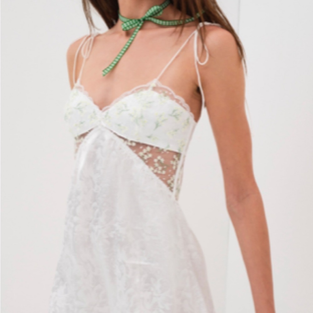 Baby’s Breath Slip Dress Lingerie Ivory M NWOT
